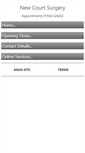 Mobile Screenshot of newcourtsurgery.nhs.uk